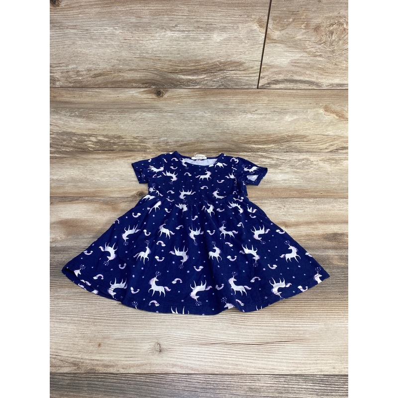 Emma & Elsa Unicorn Dress Blue sz 2T Blue 2T