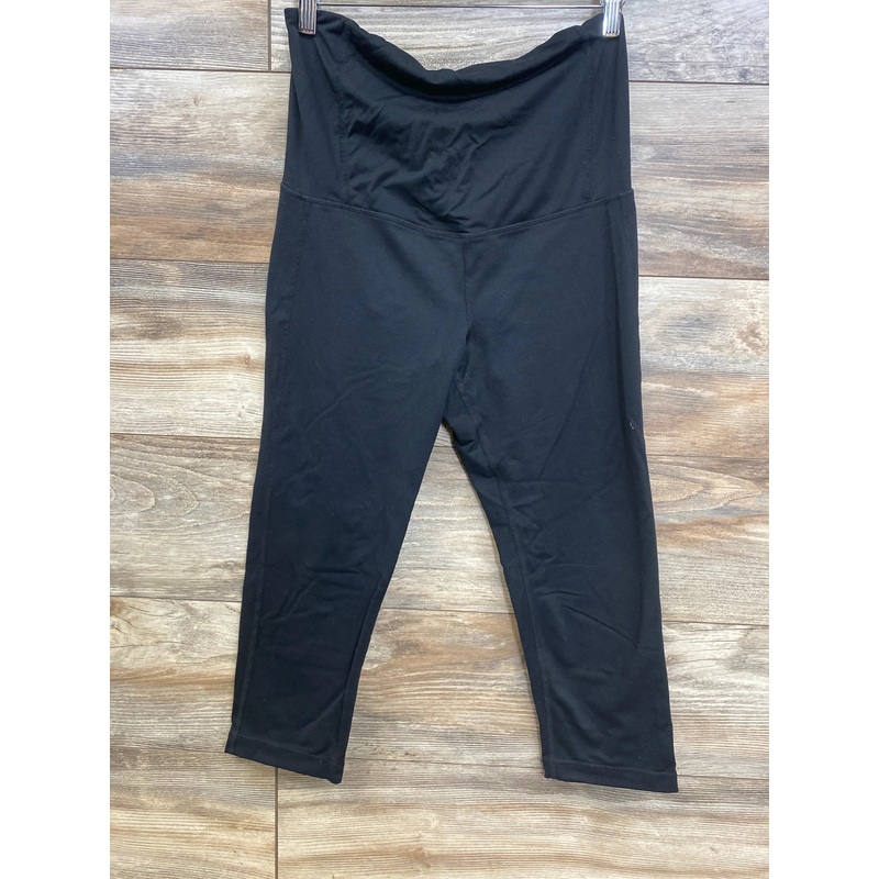 Isabel Maternity Capri Active Legging Black sz Medium Black Maternity Medium
