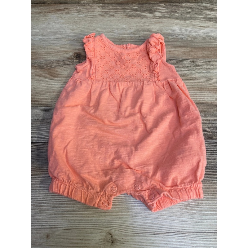 Just One You Eyelet Shortie Romper Pink sz 6m Pink 6m