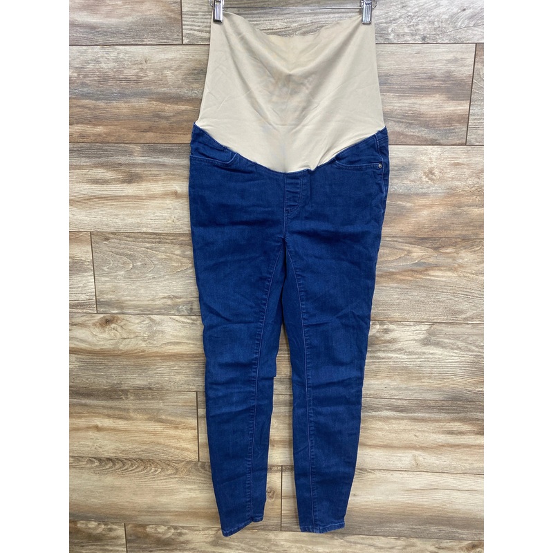 Loft Full Panel Jeans Blue sz Small Blue Maternity Small