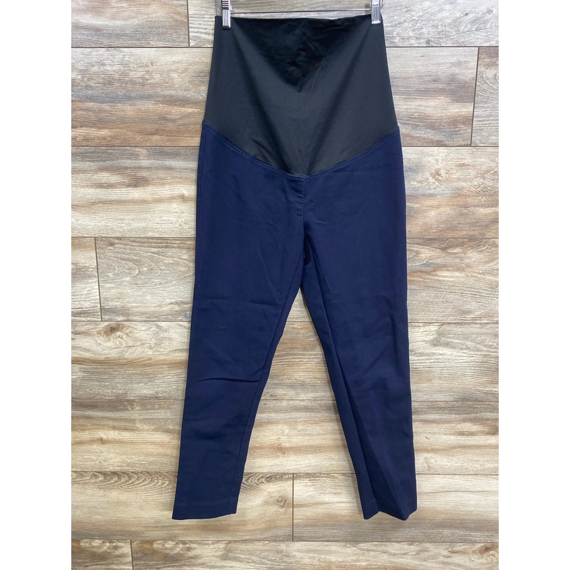 Loft Maternity Full Panel Pants Navy sz Small Navy Maternity Small
