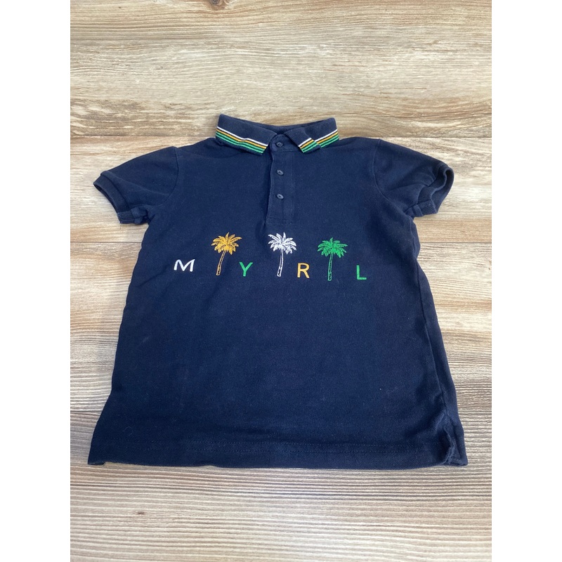 Mayoral Short Sleeve Polo Shirt Navy sz 5T Navy 5T