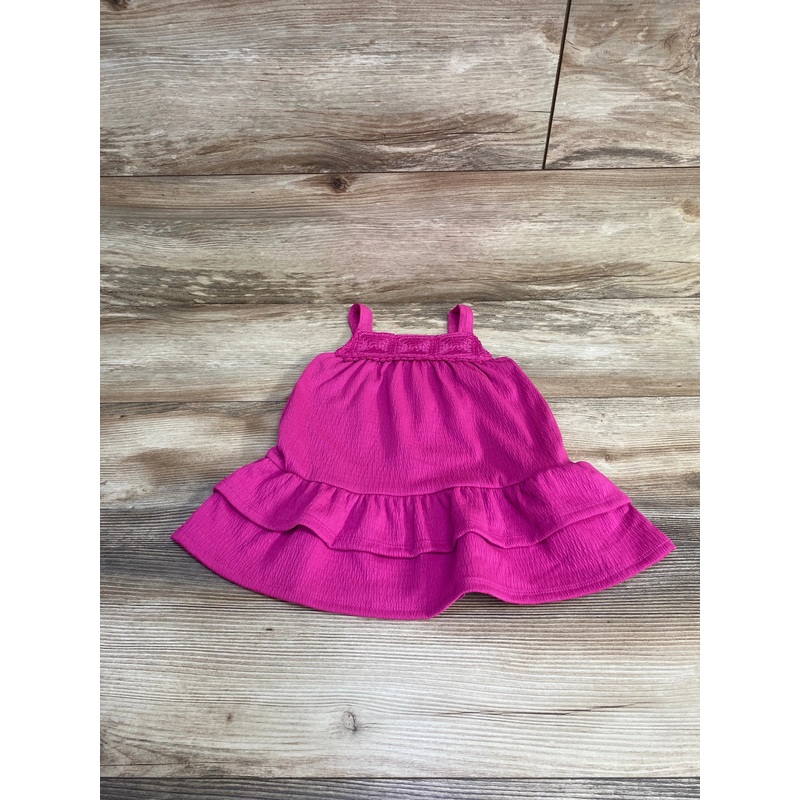 NEW Jumping Beans Dropped Waist Tank Dress sz 12m Pink 12m