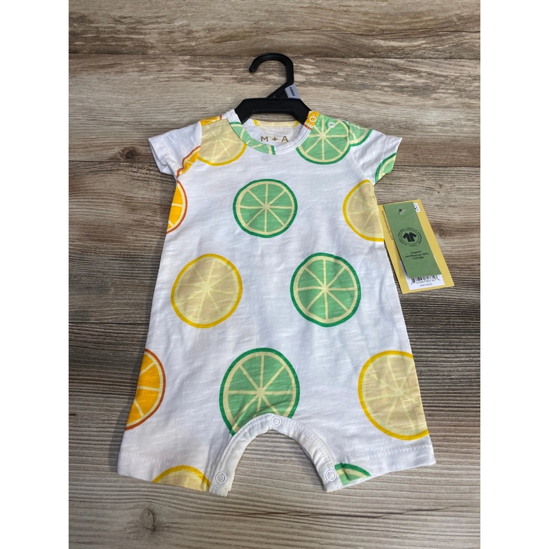 NEW M+A by Monica + Andy Shortie Romper White sz Newborn White Newborn