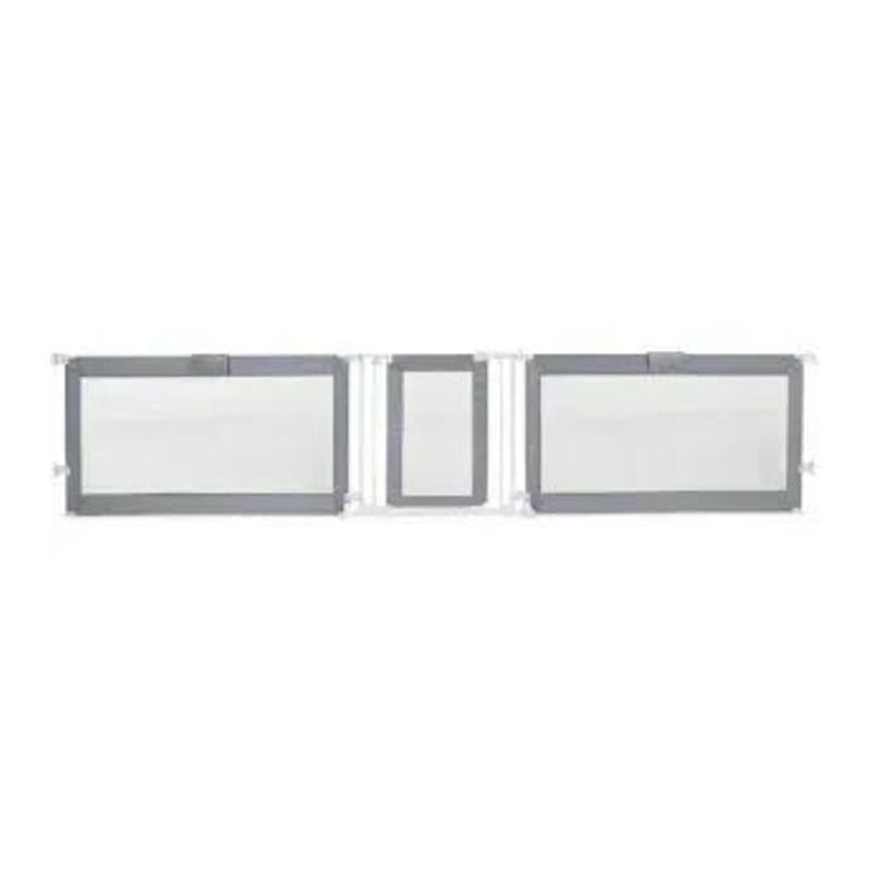 NEW Summer Infant Custom Fit Walk-Thru Extra Wide Pet and Baby Gate 65″-87″