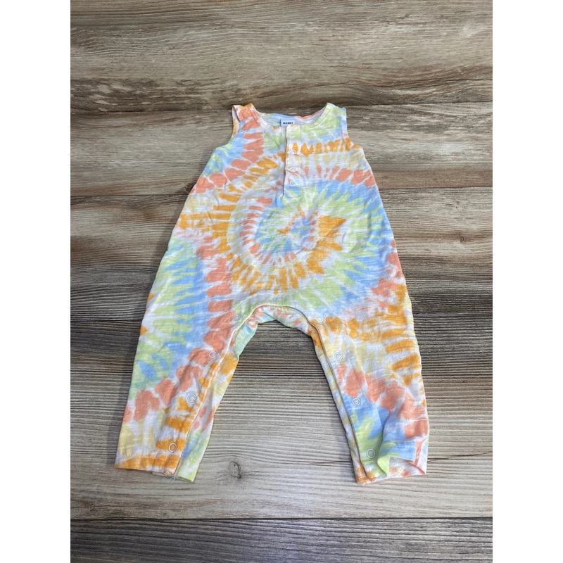 Old Navy Tie-Dye Romper White sz 6-12m White 6m