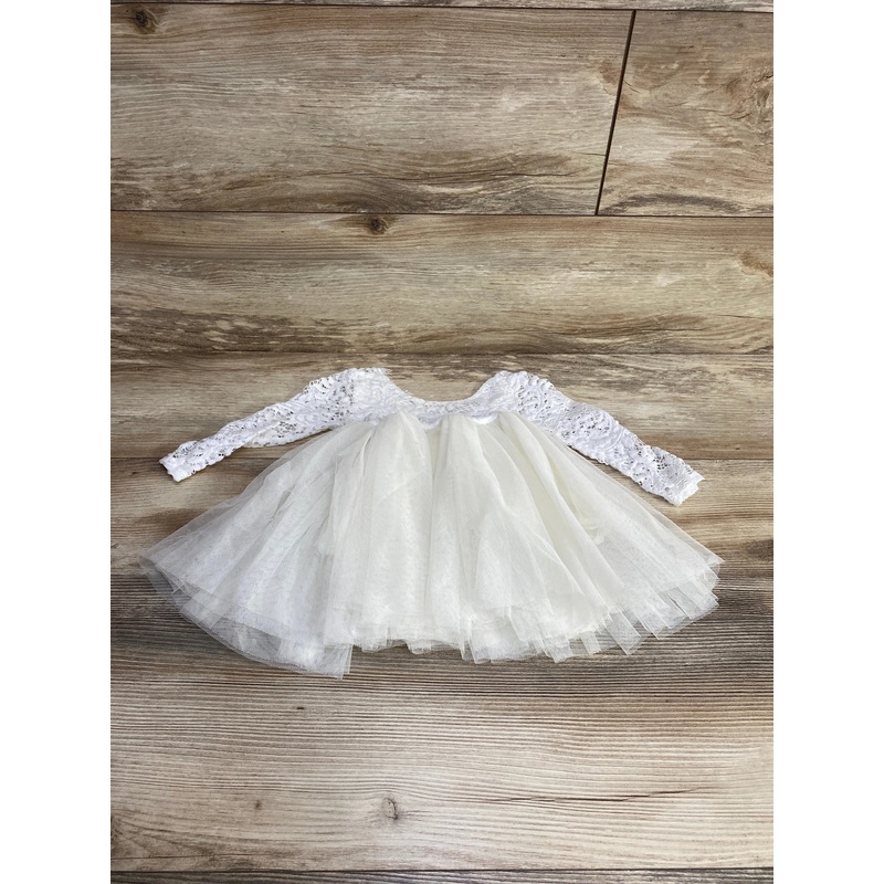 Topmaker Lace Tulle Dress White sz 3-6m White 3m