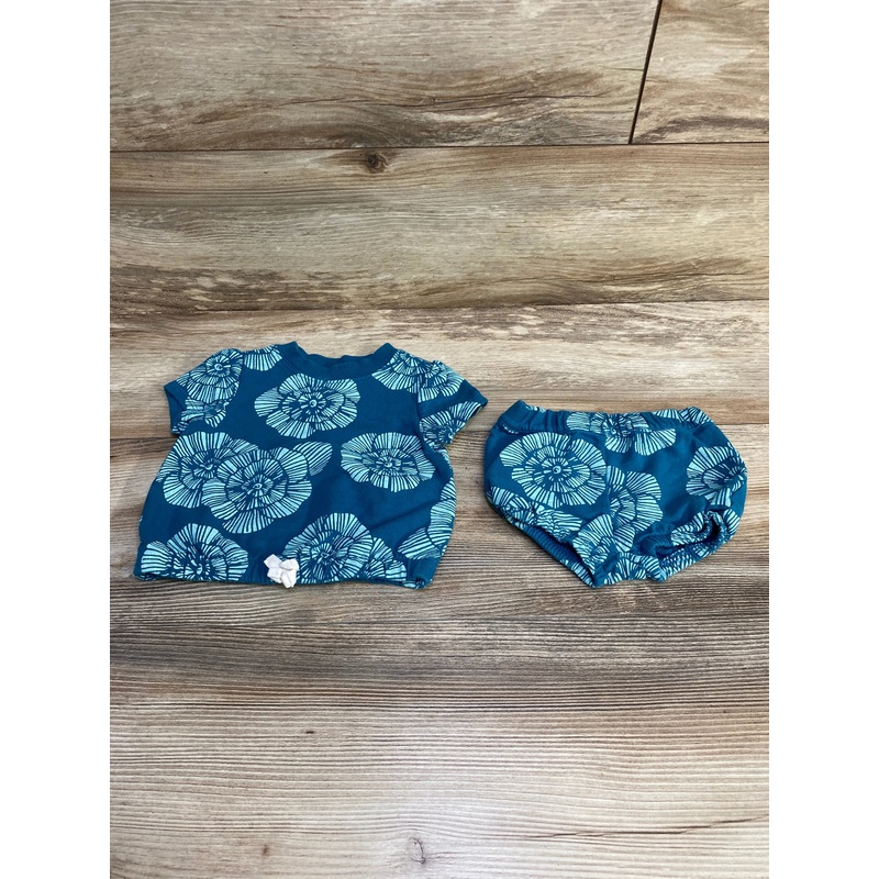 Carter’s 2pc Floral Shirt & Shorts Blue sz 6m Blue 6m