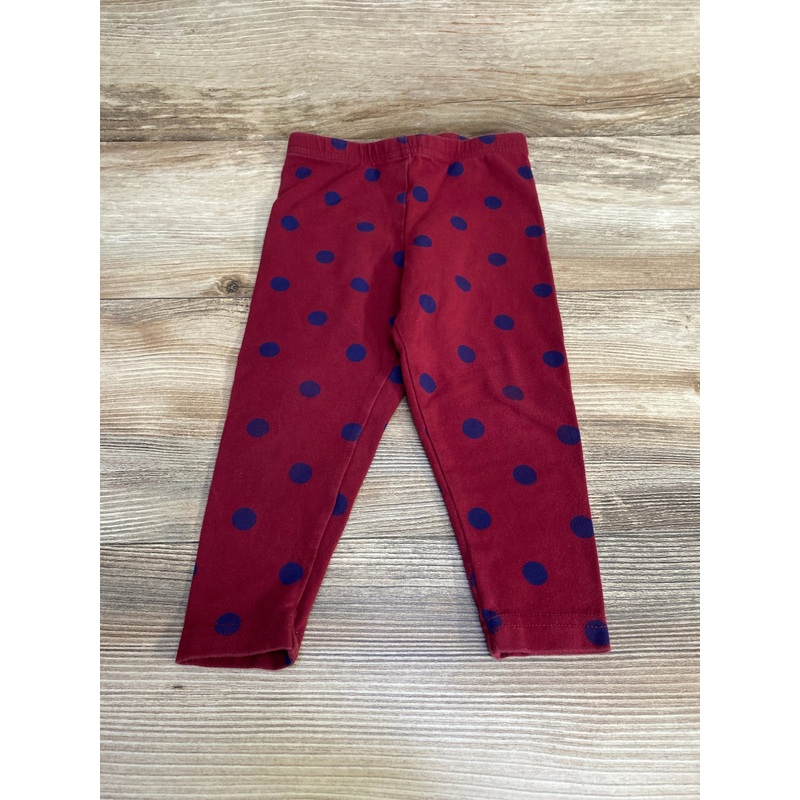Carter’s Polka Dot Leggings sz 24m Red 24m