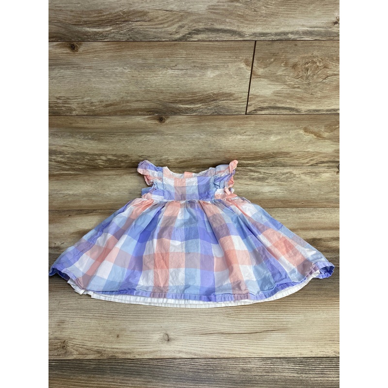 Child Of Mine 2pc Plaid Dress & Bloomers White sz 24m Multicolor 24m