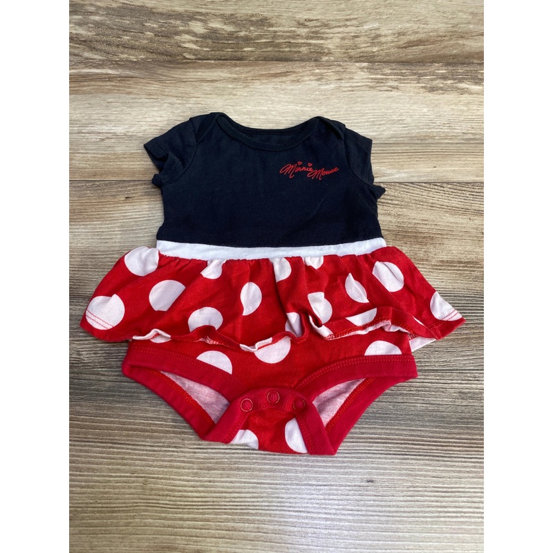 Disney Minnie Mouse Bodysuit Black sz 3m Black 3m