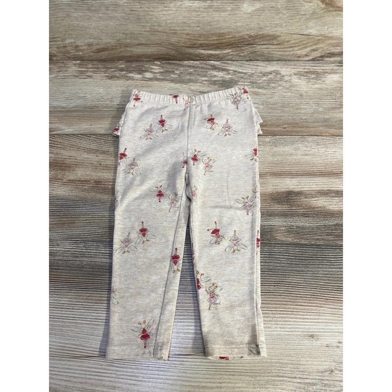 First Impressions Fairy Print Leggings Oatmeal sz 18m Oatmeal 18m