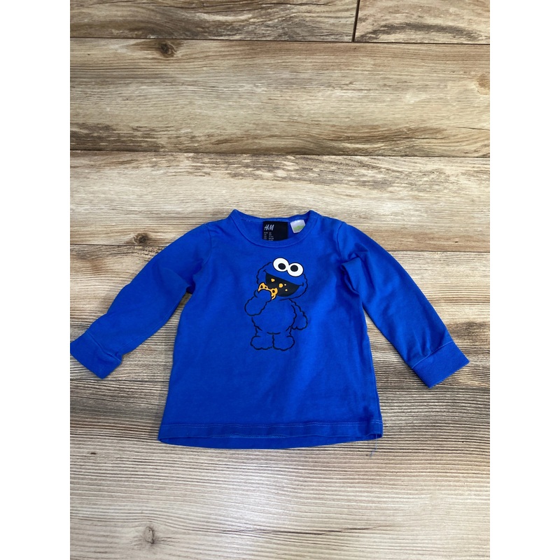 H&M Cookie Monster Shirt Blue sz 6m Blue 6m