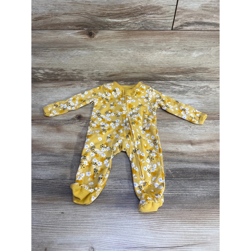 Honest Baby Organic Floral Sleeper Yellow sz Newborn Yellow Newborn