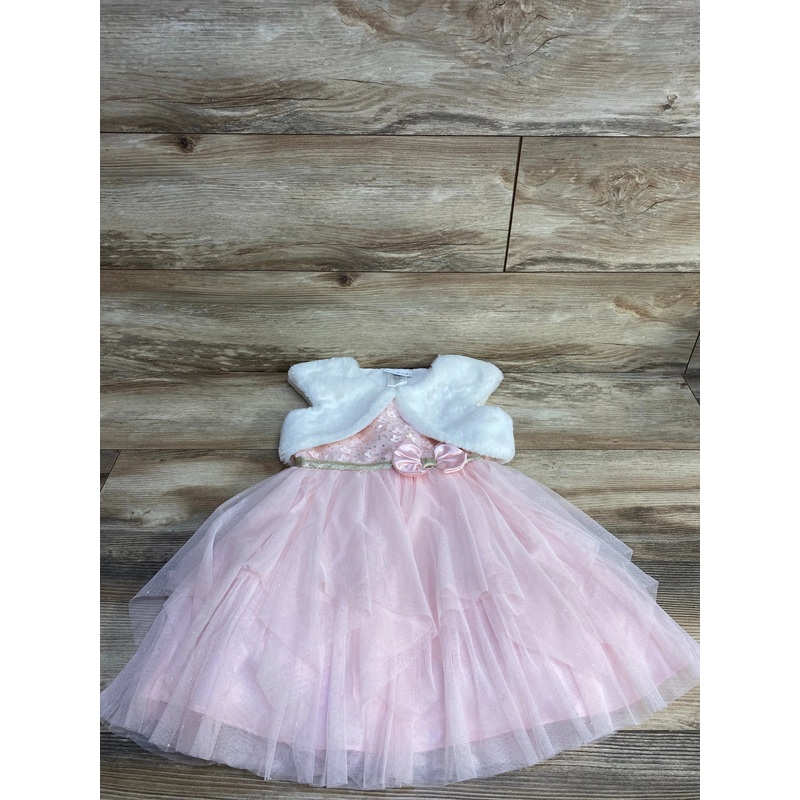 Jona Michelle 2pc Floral Tulle Dress Pink sz 4T Pink 4T