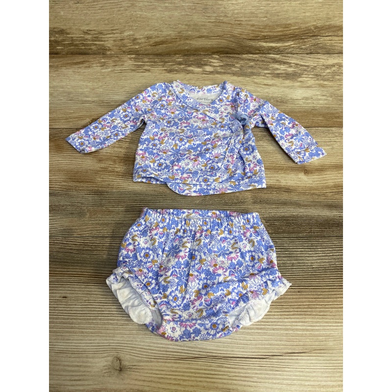 Just One You 2pc Kimono Shirt & Bottoms Blue sz Newborn Blue Newborn