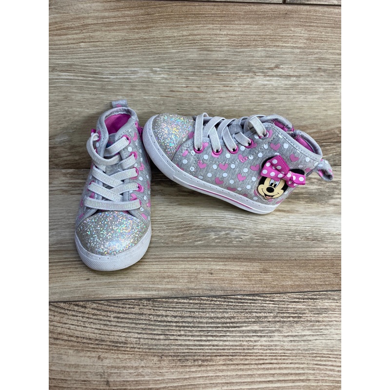 Minnie Mouse High Top Sneakers Grey sz 7c