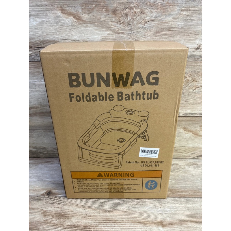 NEW Bunwag Foldable Bathtub in Pink