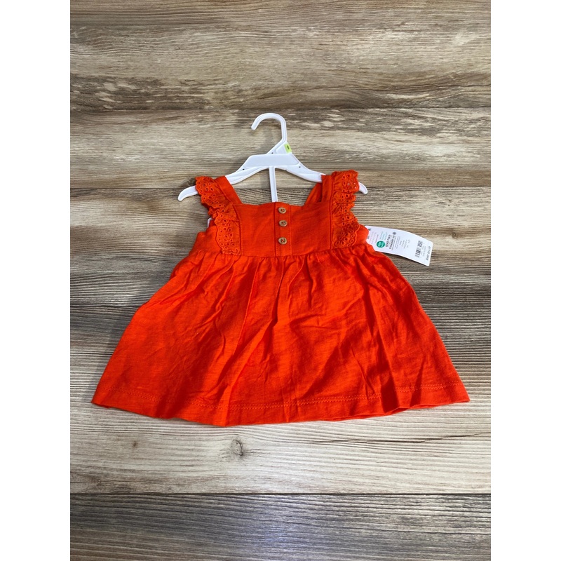 NEW Carter’s 2pc Eyelet Dress & Bloomers Orange sz 3m Orange 3m