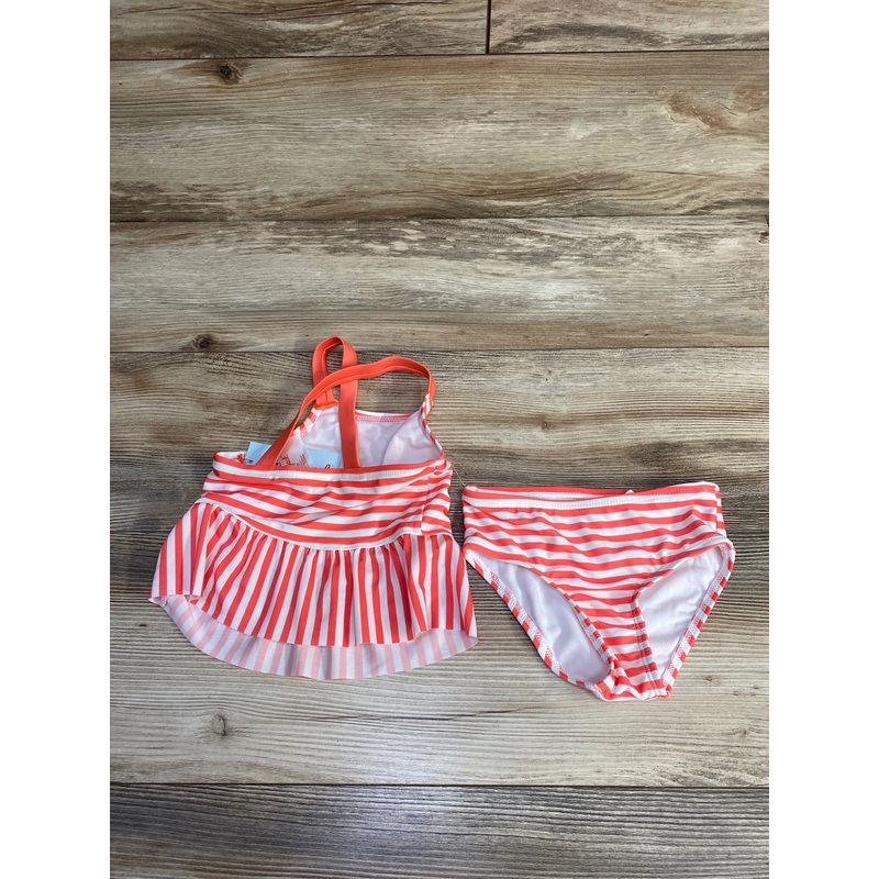NEW Cat & Jack 2pc Striped Swimsuit Set Pink sz 2T Pink 2T