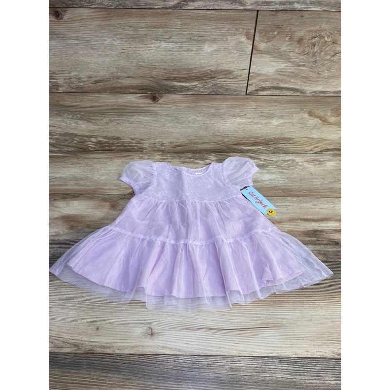 NEW Cat & Jack Tulle Overlay Dress & Bloomers Purple sz 12m Purple 12m