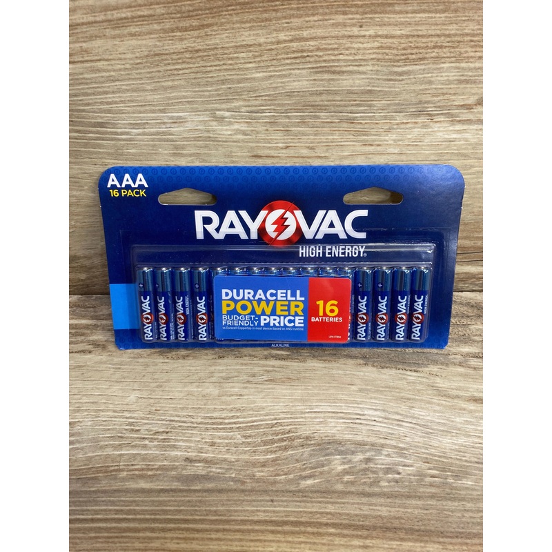 NEW Rayovac High Energy AA Batteries (16 Pack), Double A Alkaline Batteries