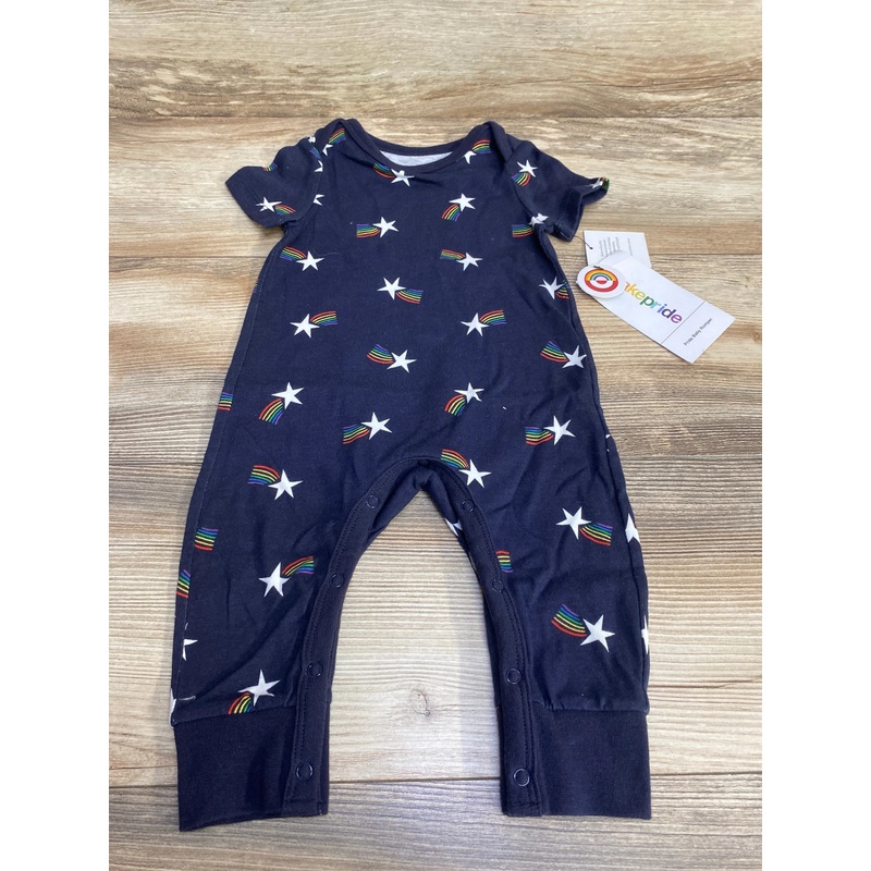 NEW #Takepride Star Print Romper Navy sz 3-6m Navy 3m