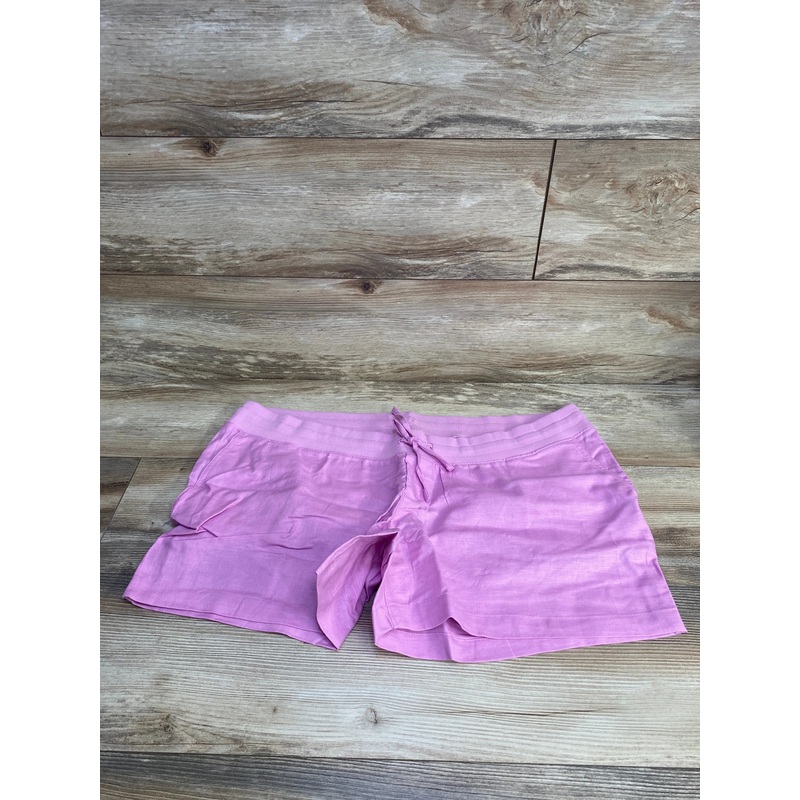 NWOT Gap Maternity Linen-Cotton Shorts Pink sz XL Pink Maternity XL