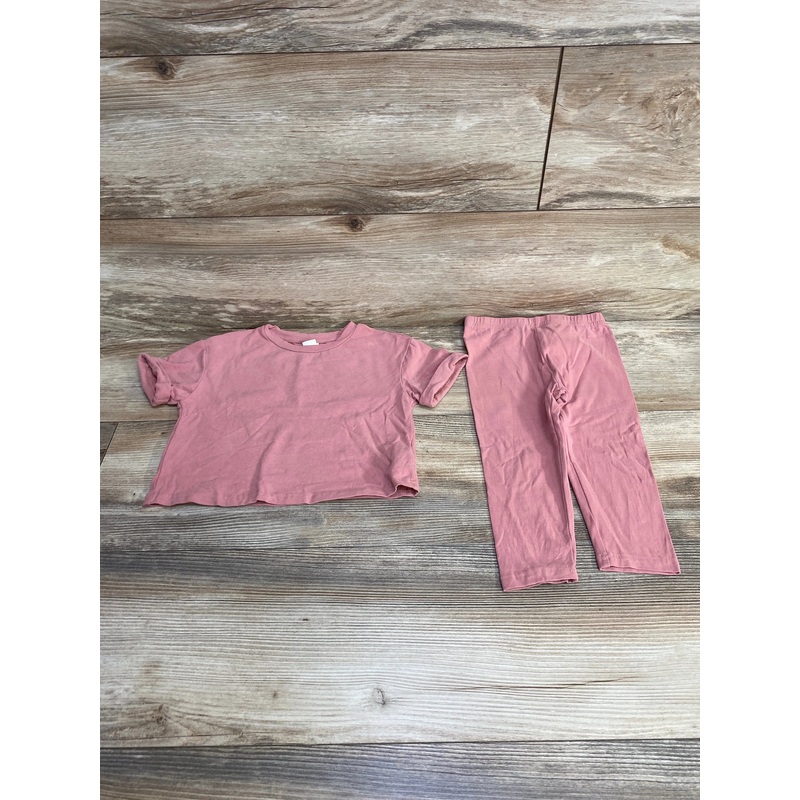 Shein 2pc Shirt & Leggings Pink sz 2T Pink 2T