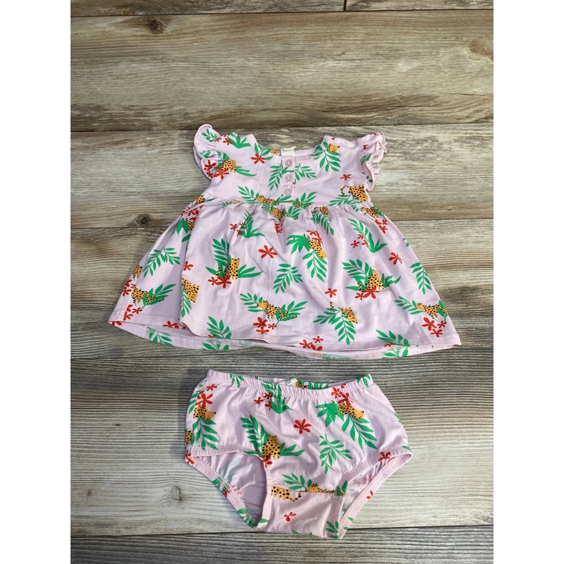 Tucker + Tate 2pc Henley Dress & Bloomers Pink sz 6m Pink 6m