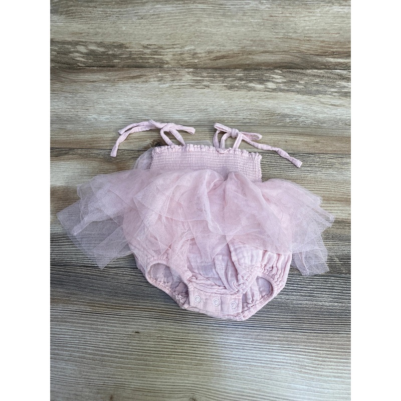 Tullabee Smocked Tutu Bubble Pink sz 6-12m Pink 6m