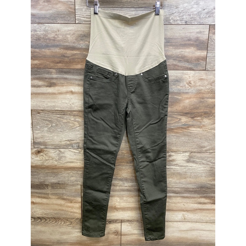 Bella Vida Full Panel Pants Green sz Small Green Maternity Small