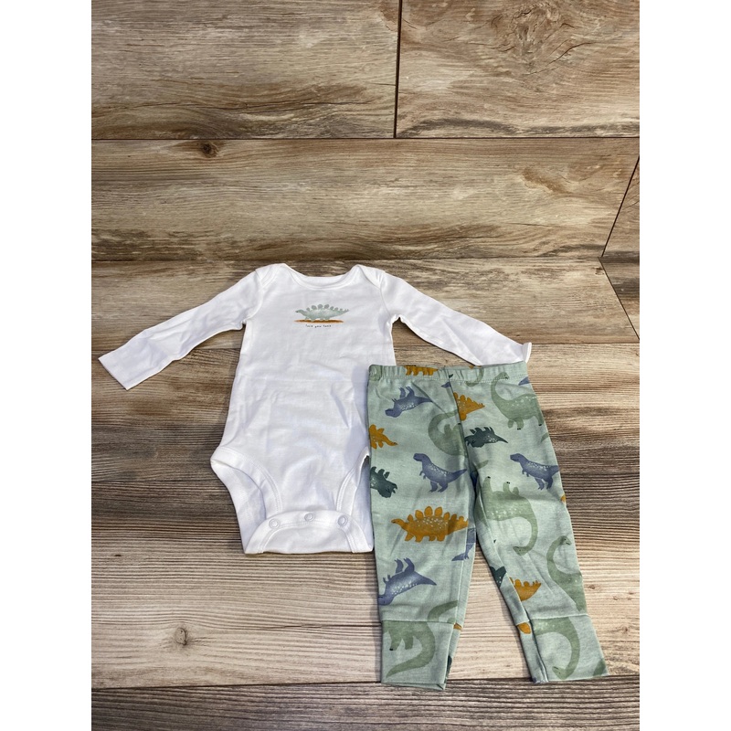 Carter’s 2pc Bodysuit & Pants White sz 6m White 6m