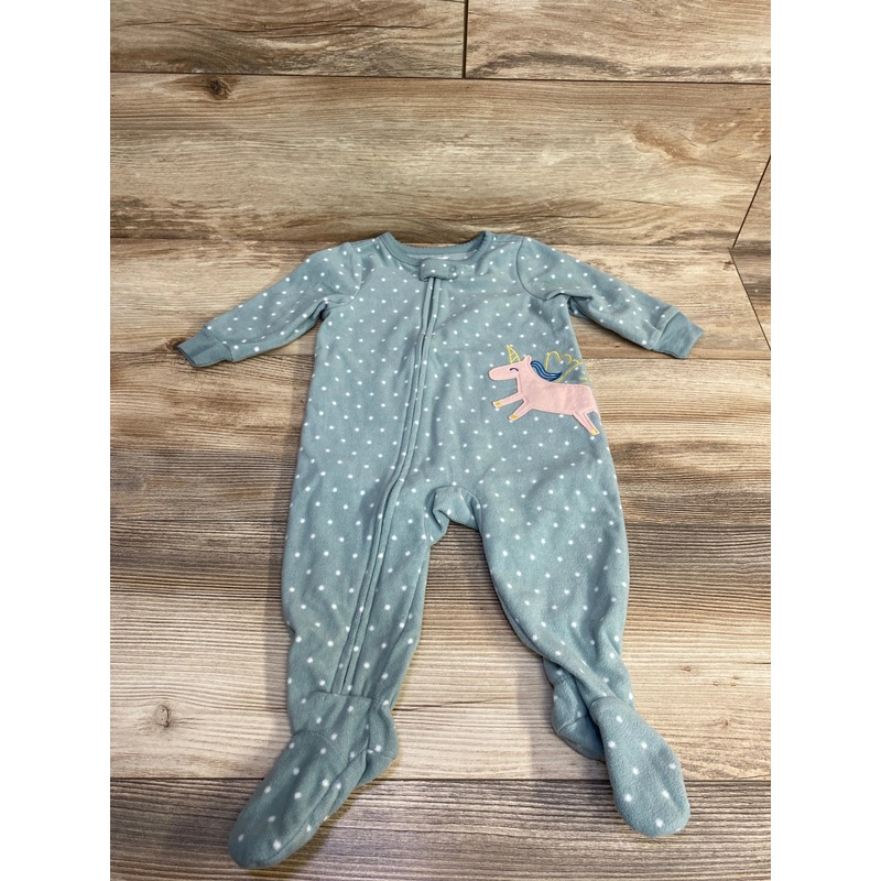 Carter’s Polka Dot Blanket Sleeper Green sz 6m Green 6m