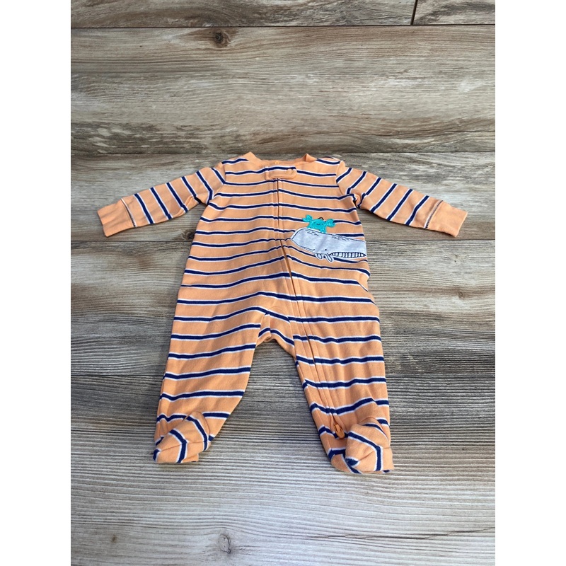 Carter’s Striped Sleeper Orange sz 3m Orange 3m