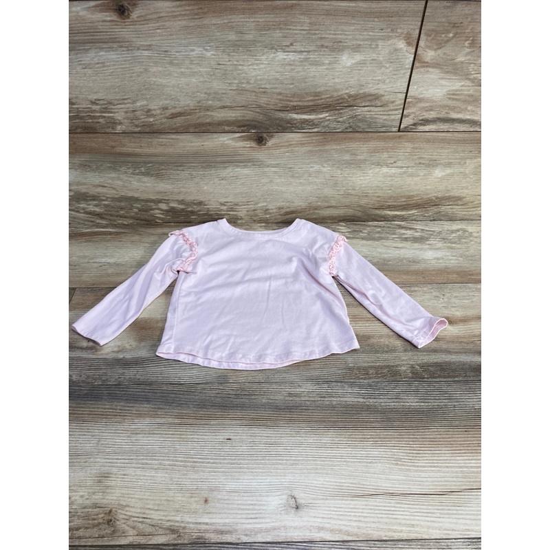 Cat & Jack Long Sleeve Shirt Pink sz 2T Pink 2T