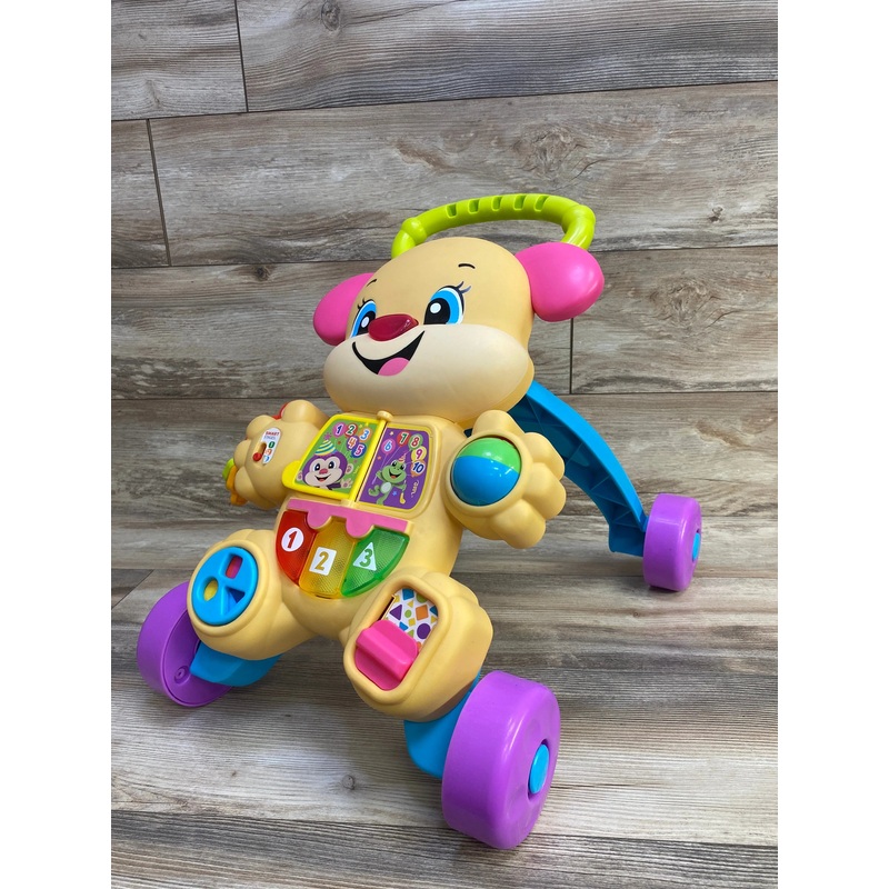 Fisher Price Laugh and Learn Smart Stages Learn With Puppy Walker Pink