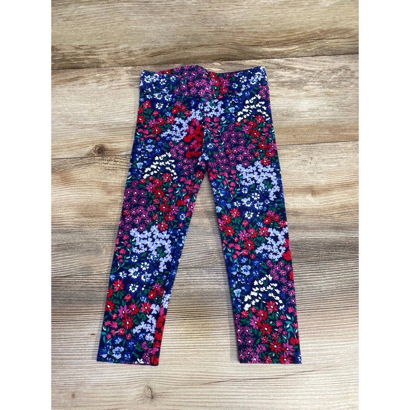 Janie and Jack Floral Ponte Pant Navy sz 2T Navy 2T
