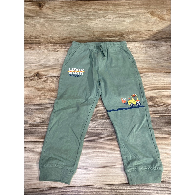 Juniors Work In Progress Drawstring Joggers Green sz 2-3T Green 2T