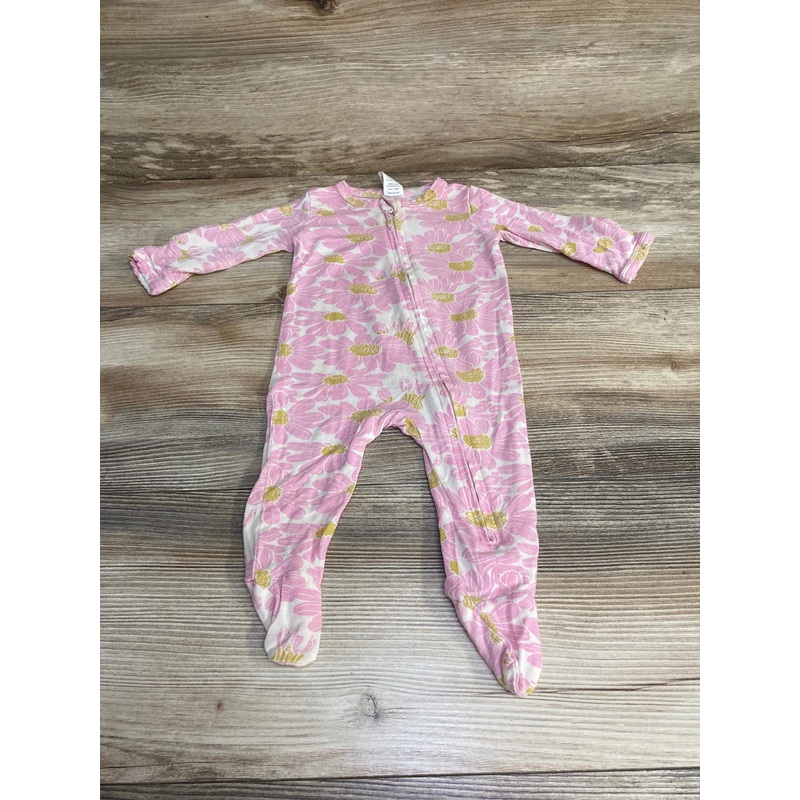 Kate Quinn Floral Footie Pink sz Newborn Pink Newborn