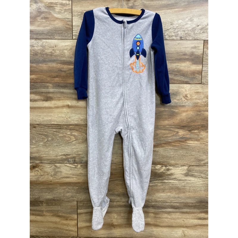 Kids Headquarters Rocket Blanket Sleeper Navy/Grey sz 4T Navy 4T