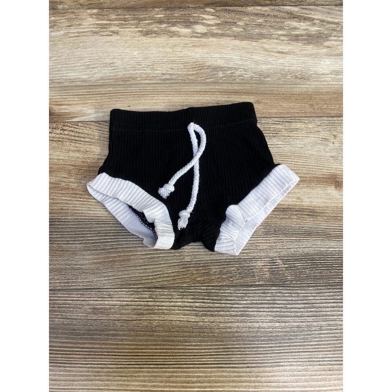 Little One Shop Ribbed Bloomers Black sz 3m Black 3m