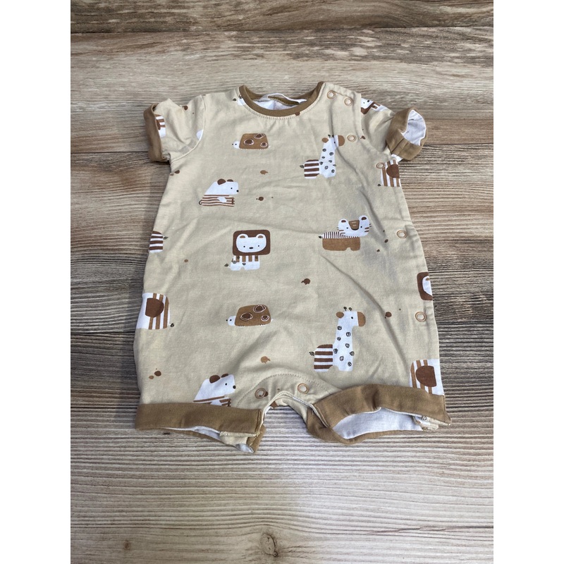 Mayoral Animal Print Romper Beige sz 1-2m Beige Newborn