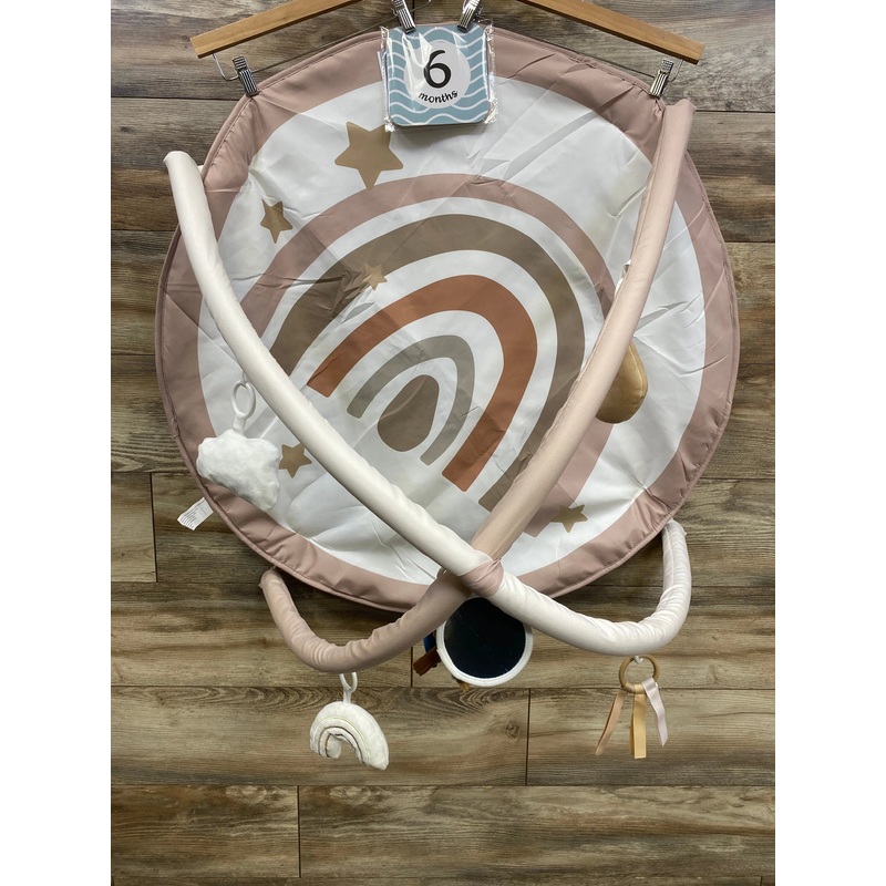 NEW Beige Rainbow Tummy Time Mat
