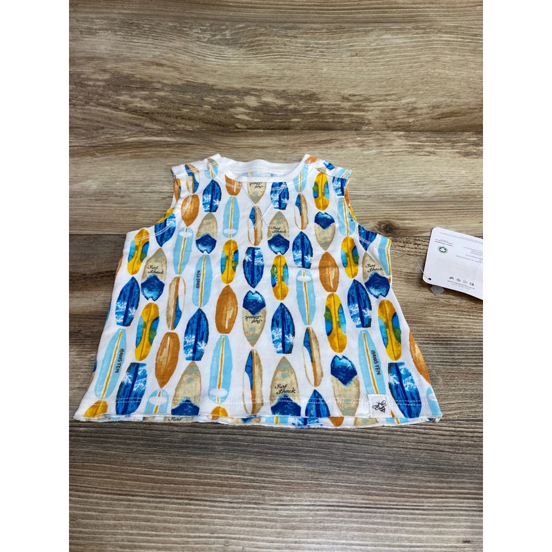 NEW Burt’s Bees Baby Tank Top White sz 3-6m White 3m
