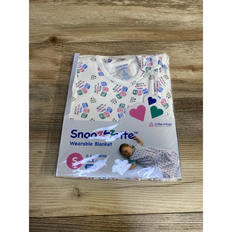NEW Cribs For Kids Snoozzzette Wearable Blanket White sz 0-6m White Newborn