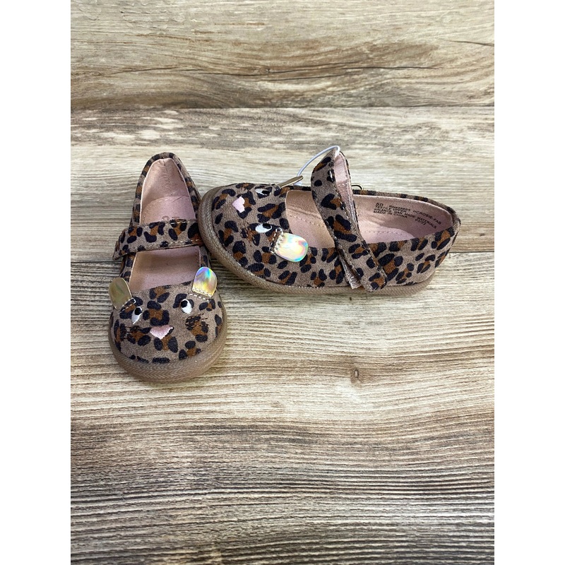 NEW Harper Canyon Leopard Mary Jane Flats sz 5c