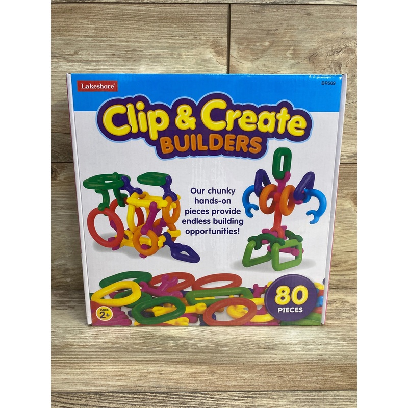 NEW Lakeshore Clip & Create Builders