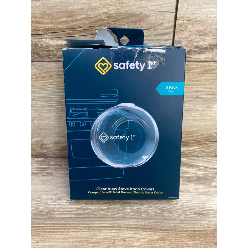 NEW Safety 1st Clear View Stove Knob Covers 5pk