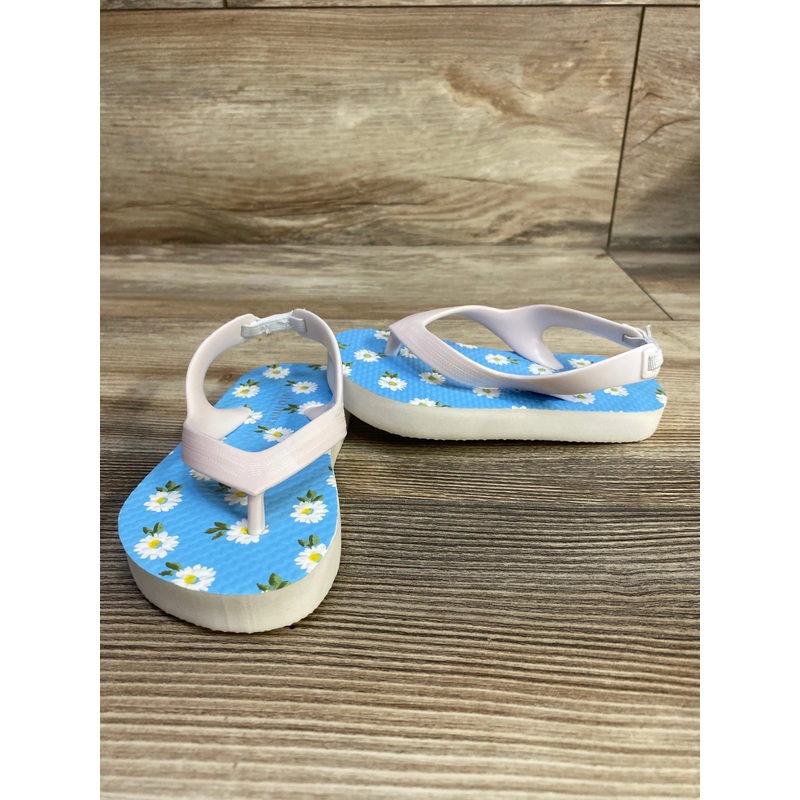 Old Navy Floral Flip Flop Sandals sz 6c